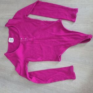 Pink Long Sleeve Bodysuit
